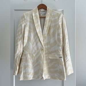 Calvin Klein Linen Blazer